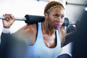 Lifting weights