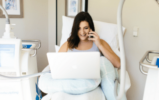 CoolSculpting Elite enhances comfort with improved cooling technology and ergonomic applicators, making fat reduction treatments more effective and relaxing. Schedule your consultation today!
