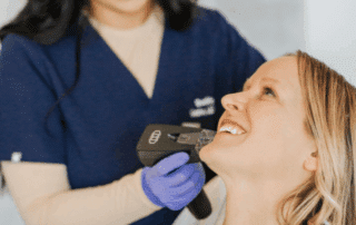 Client receiving Morpheus8 anti-aging treatment for firmer, smoother skin that lasts. Learn how Morpheus8 can rejuvenate your skin naturally.